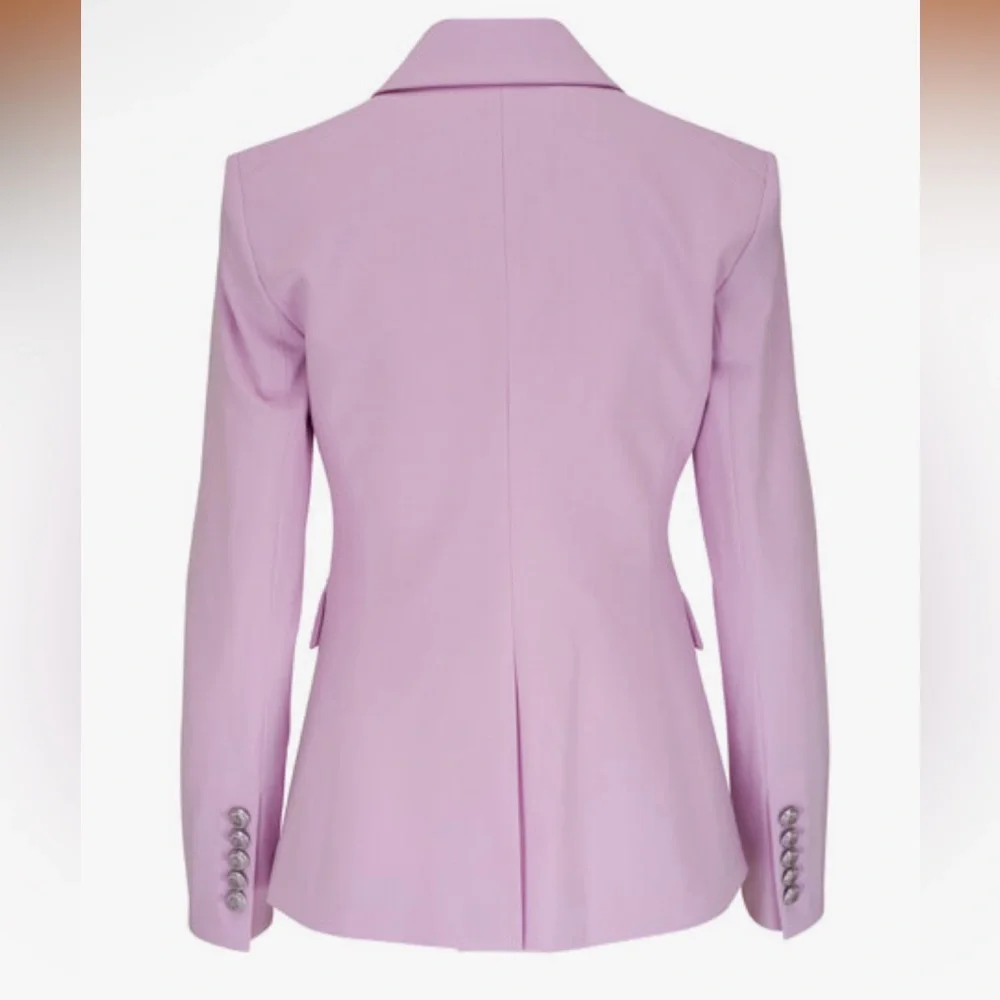 Veronica Beard purple Miller Dickey blazer in pale orchid - Picture 2 of 14